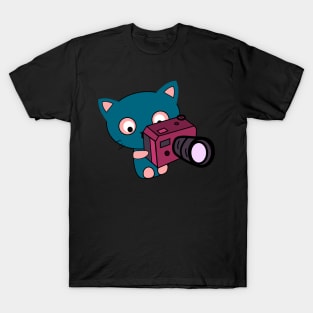 Cute kitty photographer T-Shirt